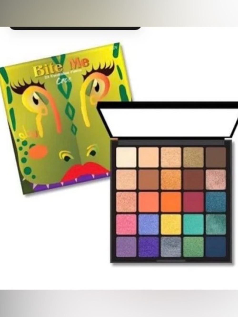 RUDE Bite Me 25-Color Vibrant Eyeshadow Palette — Multicolor